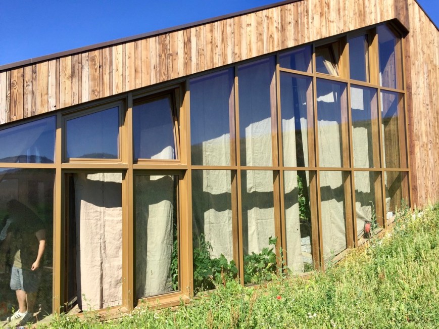 Voiles de bateau dans la serre !